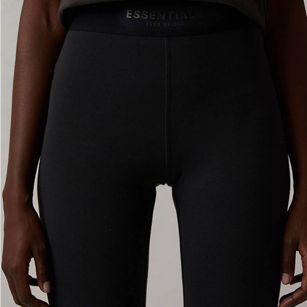 Black High-Rise Ankle Length Leggings
